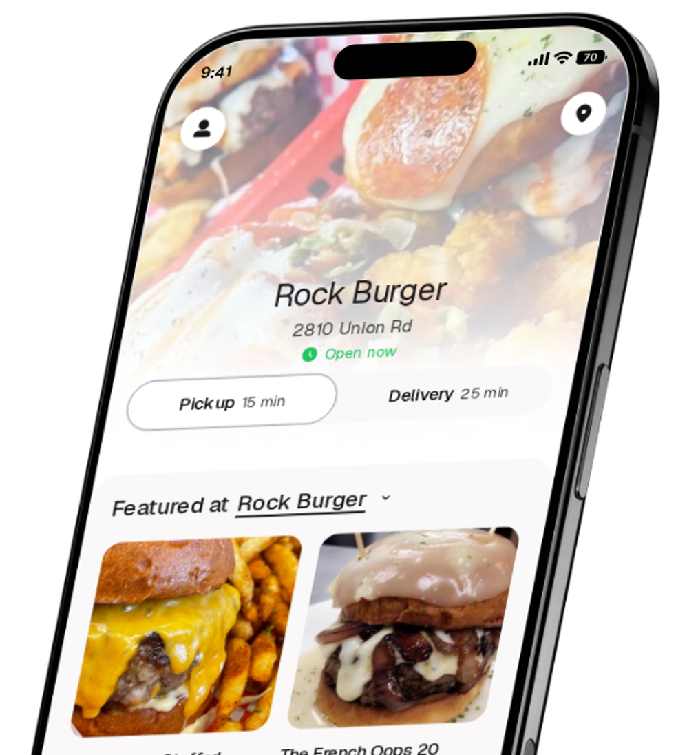 Rock Burger app preview