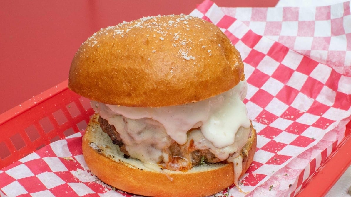 The WNYorker Stuffed Burger.