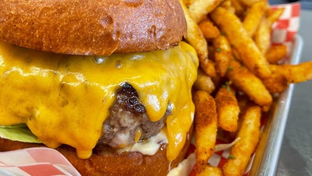 The Niagara Stuffed Burger.