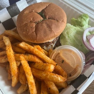 The Classic Flame Burger