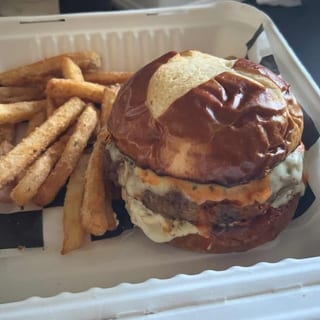 The Dorito Explosion Stuffed Burger